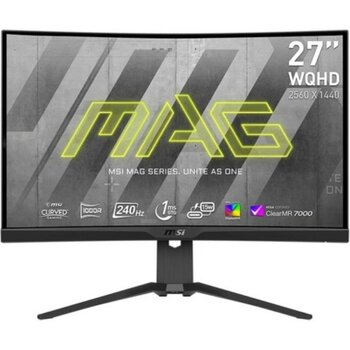 MSI Msı Mag 275CQRXF 27" 1 Ms 2k Curved 240 Hz Oyuncu Monitörü Teşhir