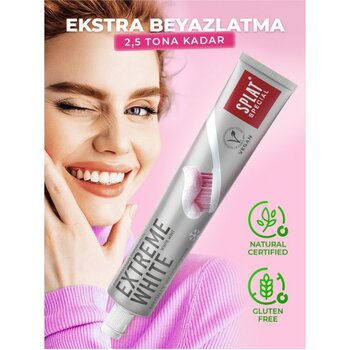Splat Extreme White 2 Ton Beyazlatıcılı Diş Macunu 75 ml