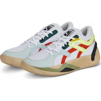 Puma TRC Blaze Court Unisex Basketbol Ayakkabısı 37658214 - Beyaz - 46