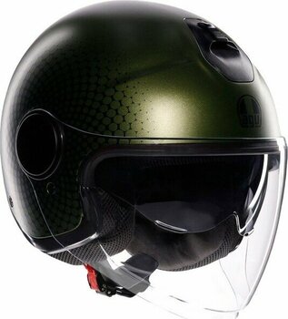 Agv Eteres Andora Matt Green Black Açık Kask - XL - Renkli
