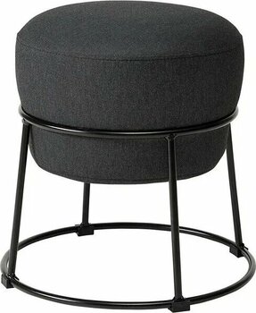 IKEA Puf Vissle Koyu Gri 43 cm Ayak Uzatma Tabureleri