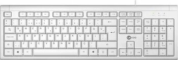 Lenovo Lecoo KB101 Beyaz Kablolu USB Klavye