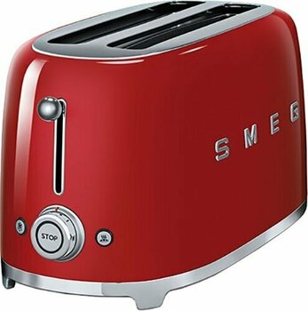 Smeg TSF02RDEU 1500 W Kırmızı Ekmek Kızartma Makinesi