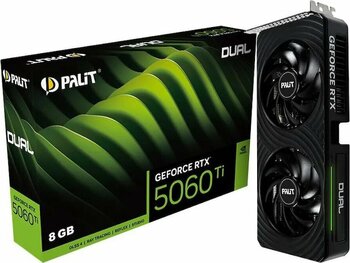 Palit Geforce Rtx5060ti Dual 8gb 128bit Gddr7 Ekran Kartı Ne7506t019p1-Gb2062d