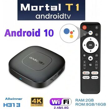 Mortal T1.android Tv Box 2gb Ram -16 GB Hafıza Android 12 Tvbox (4887) - 1