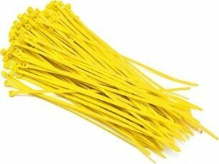 200x3,6 Sarı Kablo Bağı Cırt Plastik Kelepçe 50 Adet
