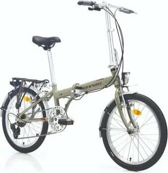 Corelli Just 1.0 Mat Yeşil Kahve Katlanır Bisiklet