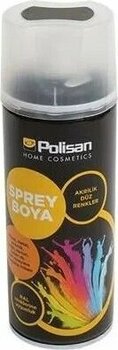 Polisan Akrilik Mat Siyah 400 ml Sprey Boya