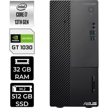Asus Expertcenter D500ME i7 13700 32GB RAM 512GB SSD Win11 Pro D500000I713700P433 Masaüstü Bilgisayar + Per4 USB