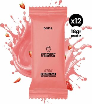 Bahs Yüksek Protein Bar - Strawberry Cheesecake 12 Adet X 60gr