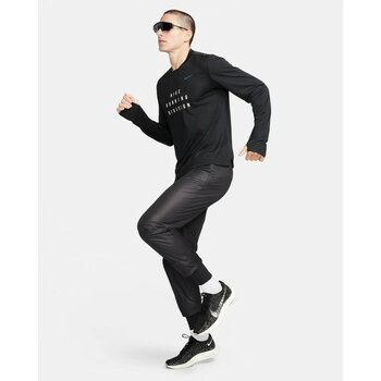 Nike Running Division Phenom Storm-Fıt Mens's Black Sweatpants Erkek Siyah Koşu Spor Eşofman Altı FB8542 - XL