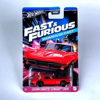 Hot Wheels Custom Corvette Stingray Coupe - Fast And Furious Women Of Fast 2024 ( Hızlı ve Öfkeli )