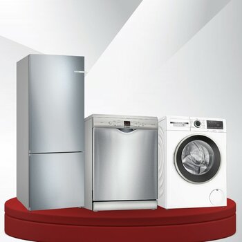 Bosch KGN55VIE0N-SMS26DI00T-WAN24200TR Beyaz Eşya Set