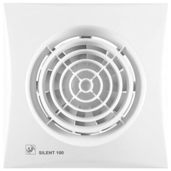 Soler&Palau SILENT-200 Cz (Pilot Lamba, Geri Tepme Ventili) FAN-180 M3/h