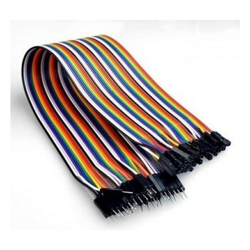 Arduino 40'lı Jumper Kablo Seti Renkli Erkek-Dişi Bağlantı Kabloları 1 Adet