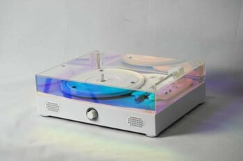 fomix FM-211 Beyaz Hoparlörlü Bluetoothlu Pikap Plak Çalar