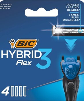 Bic Hybrid 3 Flex 4'lü Yedek Tıraş Bıçağı