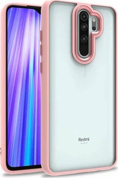 Xiaomi Redmi Note 8 Pro Kılıf Zore Flora Kapak Rose Gold