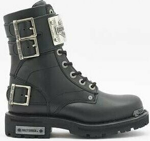 Harley Davidson Ricketson Kadın Siyah Deri Bot - 36