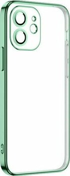 iPhone 12 Kılıf N7TH Krep Kapak-Açık Yeşil - Açık Yeşil