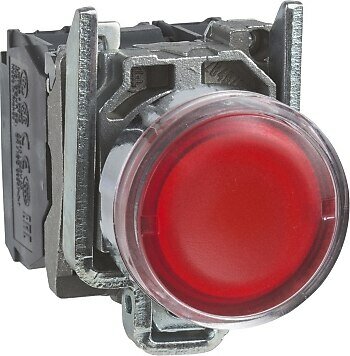 Schneider XB4-BW34M5 Korumalı Ledli Işıklı Kırmızı Buton