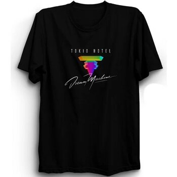 The Fame Tokio Hotel Dream Machine Siyah %100 pamuk 3XL Kısa Kol Bisiklet Yaka Tişört