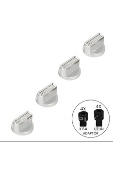 Arçelik OCD T 651 EB Ankastre Ocak Set Üstü Düğme 4 Adet