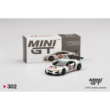 Mini Gt  Acura Nsx Gt3 Evo #44 1:64 - Açık Gri