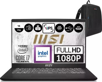 MSI MODERN 14 Intel Core i7 1255U 16GB 512GB SSD Win11Home 14" Intel® Iris® Xe Graphics FHD IPS C12MO1039XTRH01+ZettaÇNT