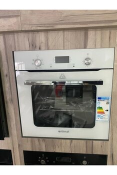 İtimat Af550 70Lt Turbo Fan Beyaz Dijital Ankastre Fırın