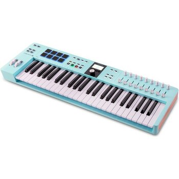 Arturia Keylab Essential 49 Mk3: Aquamarine | 3.nesil Akıllı Mıdı Kontrolcü (49 Tuş) - Buz Mavisi