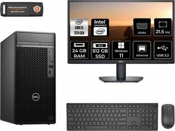 Dell Optılex 7010 Mno7010d072 İ5 13500 24Gb Ram 512Gb Ssd 21.5" W11h Masaüstü Pc