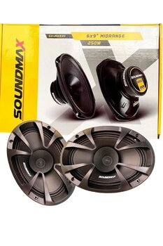 Soundmax Oto Hoparlör 250w Oval Midrange 2 Adet Sx-m69xh 6x9 Oval 250 W