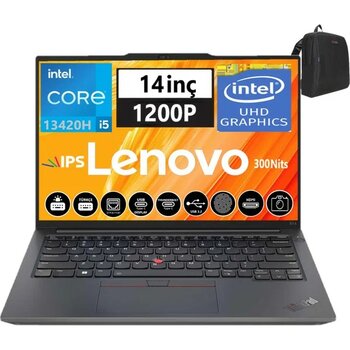 Lenovo Thinkpad E14 Gen5 Intel Core I5-13420H 8gb 256GB SSD 14" Fhd+ IPS WINDOWS11PRO Taşınabilir Bilgisayar TP21JK00KTTX17+ZETTAÇANTA - 256 GB - 8 GB