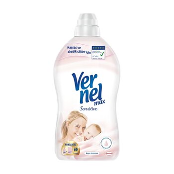 Vernel Max Konsantre Çamaşır Yumuşatıcısı Sensitive 3 X 1440 Ml