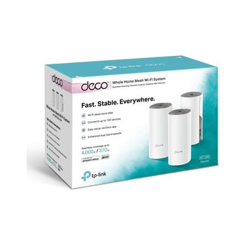 Tp Lınk Deco E4 3 Pack 1200mbps 2 4 Ghz & 5 Ghz Mesh Wıfı Indoor