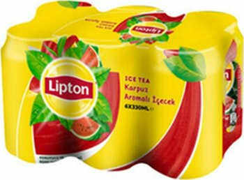 Lipton Soğuk Çay Karpuz Aromalı 330 Ml X 6 Adet