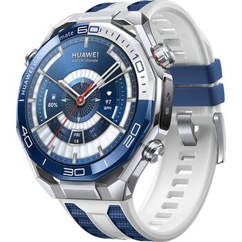 Huawei Watch Ultimate 2, Zirkonyum Bazlı Sıvı Metal Kasa,150m Dalış Desteği, Bluetooth Arama, Hassas Sağlık Takibi, iOS & Android Uyumlu, Mavi
