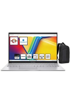 ASUS Vivobook Go 15 E1504FA R5-7520U 8GB 1TB SSD 15.6\" FHD W11 Laptop - Wz Çanta Wz02