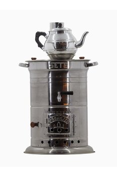 Sete Çelik Semaver 10 Lt Tek Musluklu Odunlu Ve Kömürlü