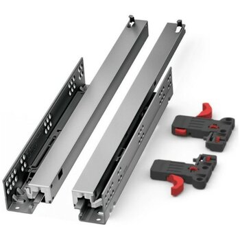 Samet Smart Slide Frenli Çekmece Rayı Kısmi Açılım (Tek Açılım) 45 cm