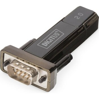 Ala Store Dıgıtus USB Seri Adaptör - RS232 Dönüştürücü - USB 2.0 Tip A - Dsub 9m - Ftdı FT232RL Çip Seti - 80 cm Kablo Dahil - Option-1 - 000-Siyah