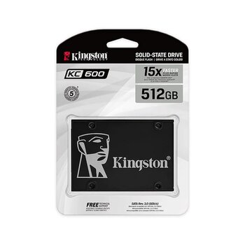 Kingston Kc600 Skc600/512g 2.5" 512 Gb Sata 3 Ssd