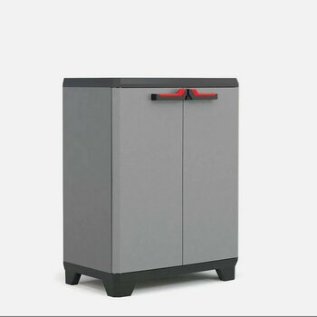 Officeofsy Çok Amaçlı Stilo Küçük Plastik Dolap - Gri