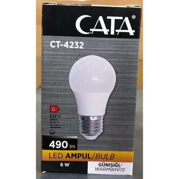 Cata Ct- 4232g 6w Edison Led Ampül 3200k Günışığı