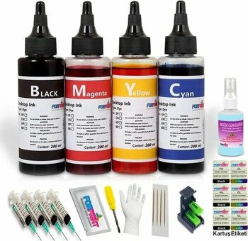 Forprint 4×200 ml 4 Renk Canon PG-46 CL-56 Uyumlu Kartuş Dolum Seti