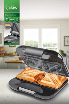 Kiwi Yapışmaz Plakalı Tost Makinesi