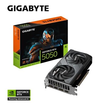 Gigabyte GeForce RTX 5050 WINDFORCE OC GV-N5050WF2OC-8GD GDDR6 8GB 128Bit Gaming (Oyuncu) Ekran Kartı