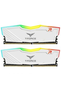 T-Force Team Delta RGB 16GB (2x8GB) DDR4 3200MHz CL16 Beyaz Gaming Ram - TF4D416G3200HC16CDC01