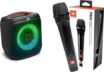 JBL PartyBox Encore Essential 2 Taşınabilir Hoparlör ve Kablosuz Mikrofon Seti